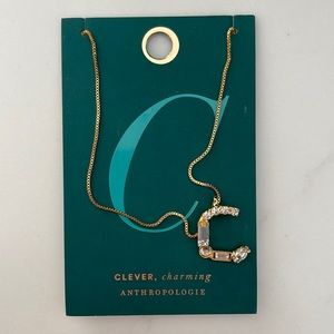 Anthropologie - personalized Letter “C” necklace